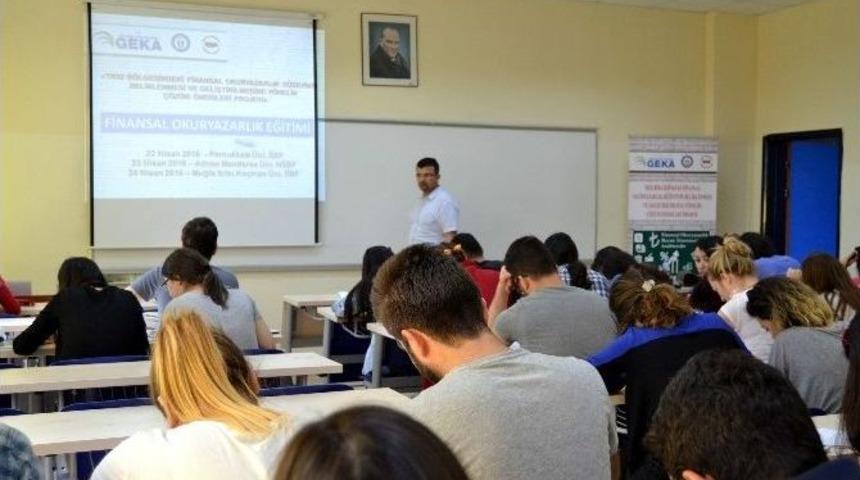 G&uuml;ney Ege&rsquo;de &ldquo;finansal Okuryazarlığın Belirlenmesi&rdquo; Projesine Geka&rsquo;dan Destek