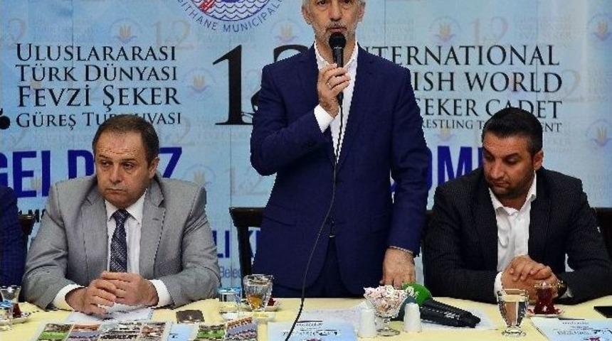 12. T&uuml;rk D&uuml;nyası Fevzi Şeker G&uuml;reş Turnuvası Başlıyor