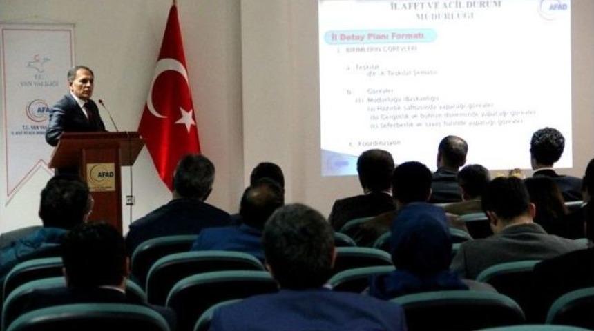 Seferberlik Hazırlıkları Ve Afet M&uuml;dahale Planı Toplantısı