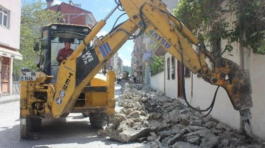 Taşk&ouml;pr&uuml; Belediyesi Fen İşleri&rsquo;nden Yoğun Mesai