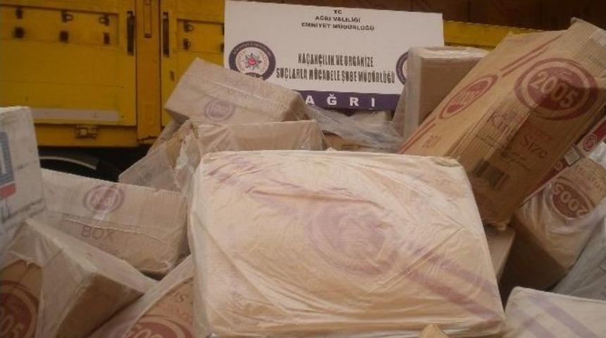 Ağrı&rsquo;da Ka&ccedil;ak Sigara Operasyonu