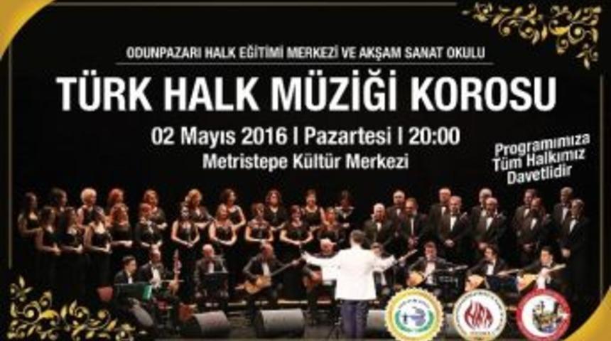 Boz&uuml;y&uuml;k&rsquo;te T&uuml;rk Halk M&uuml;ziği Korosu Konseri