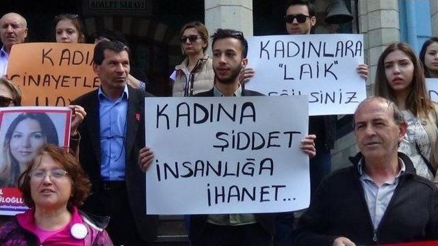 Adliye &Ouml;n&uuml;nde Kadın Cinayetleri Protestosu 3