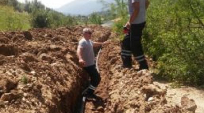 Kumluca&rsquo;da İ&ccedil;me Suyu &Ccedil;alışmaları Devam Ediyor