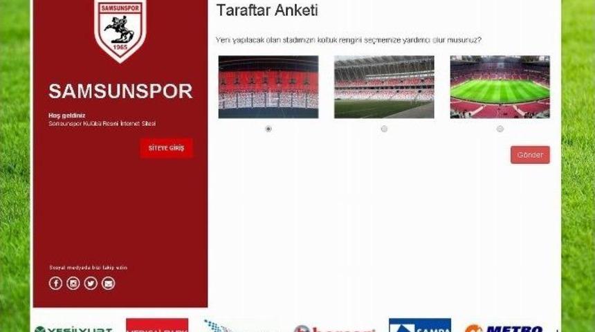 Samsunspor&rsquo;dan Stat Koltukları İ&ccedil;in Anket