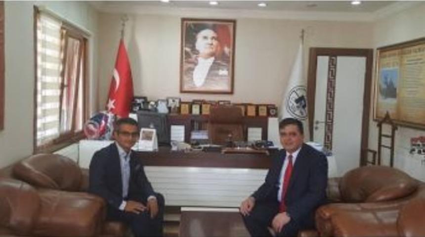 Pazaryeri Kaymakamı &Ouml;zdel Başkan Yal&ccedil;ın&rsquo;ı Ziyaret Etti