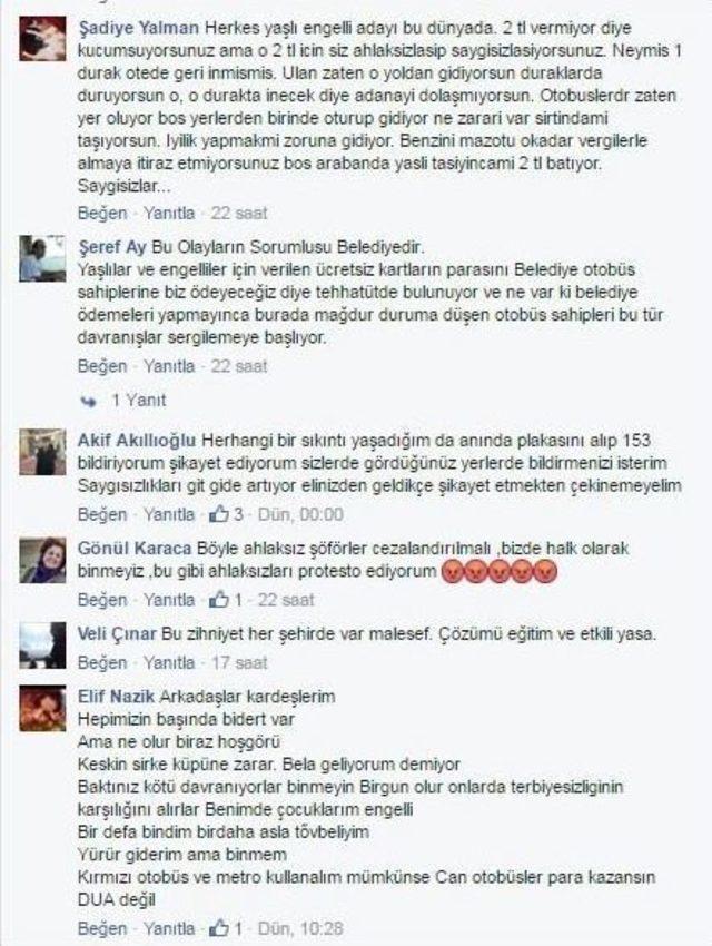 Ücretsiz Ulaşımda Herkes Dertli