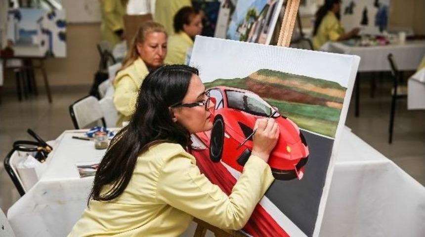 Şehitkamilli Hanımlar Sergiye Hazırlanıyor