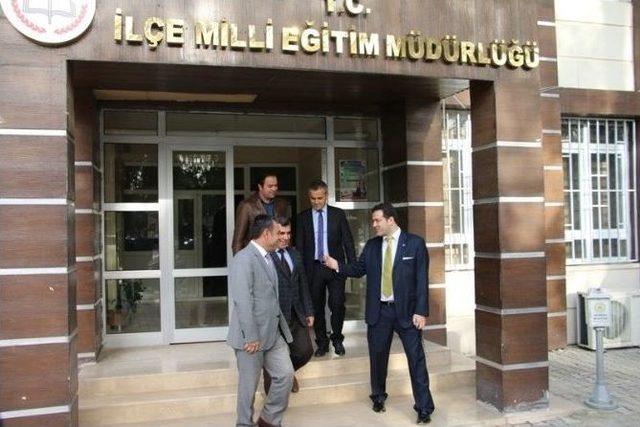 Kaymakam Fırat, İlçe Milli Eğitim Müdürlüğünü Denetledi