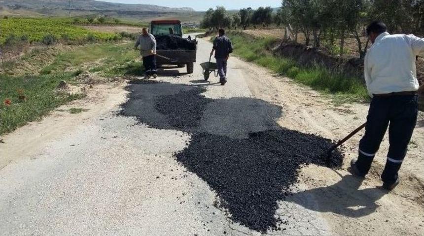 Alaşehir Belediyesi&rsquo;nden Asfalt &Ccedil;alışması