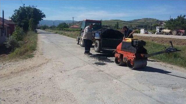 Alaşehir Belediyesi’nden Asfalt Çalışması