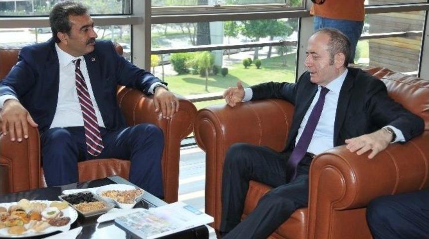 Hamza&ccedil;ebi&rsquo;den Başkan &Ccedil;etin&rsquo;e Ziyaret