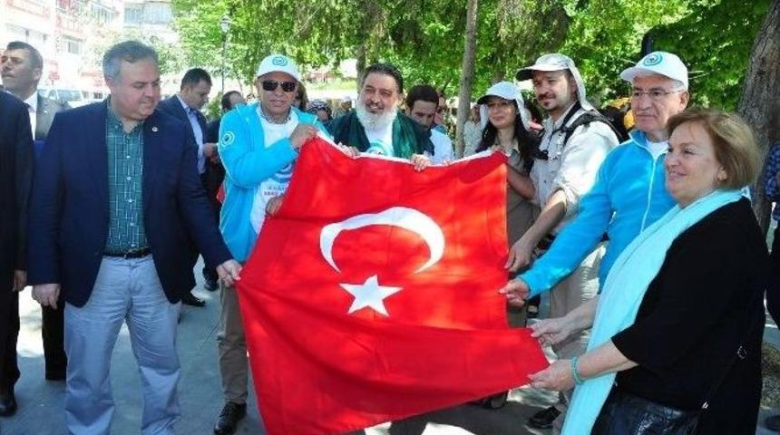 1. Uluslararası Sevgi Ve Barış Y&uuml;r&uuml;y&uuml;ş&uuml; Karaman&rsquo;dan Başladı