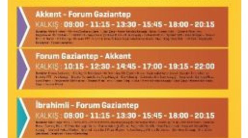 Forum Gaziantep&rsquo;ten &Uuml;cretsiz Servis Hizmeti