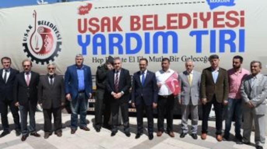 Uşak Belediyesi&rsquo;nden Mardin&rsquo;e Anlamlı Destek