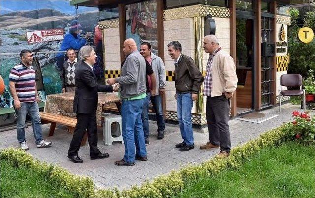 Başkan Demircan Karaköy Esnafını Ziyaret Etti