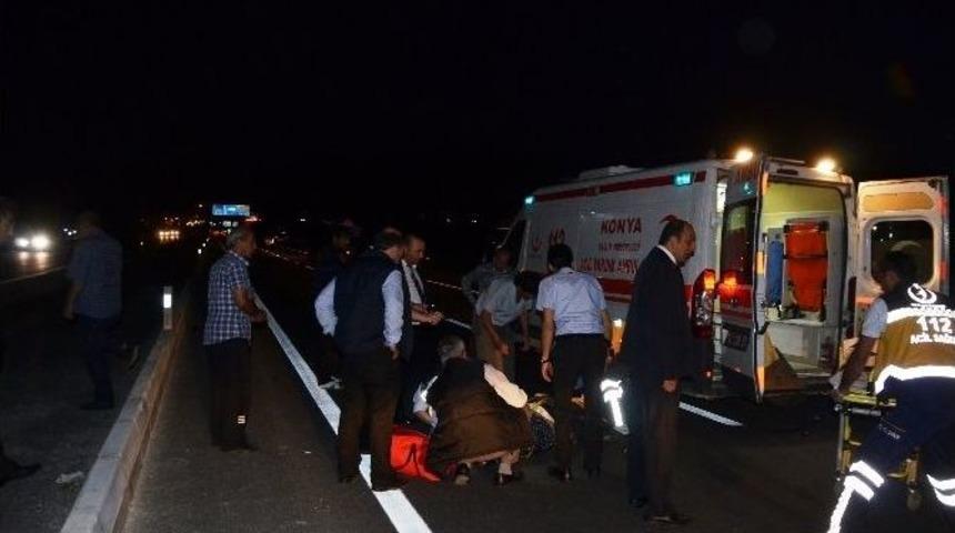 Otomobilin &Ccedil;arptığı Kadın Yaralandı