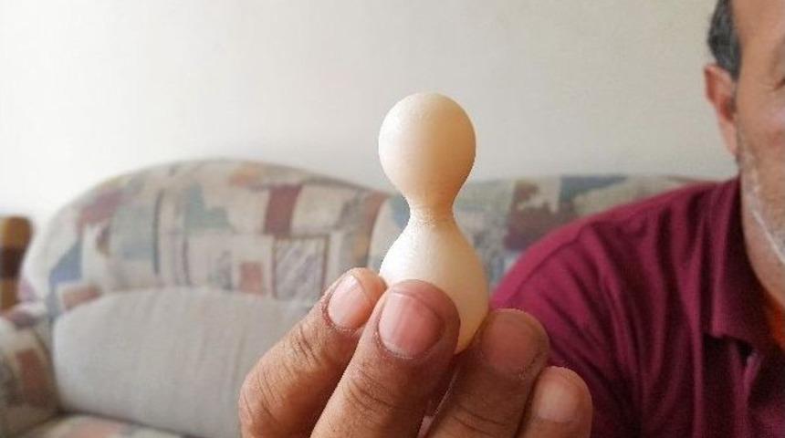 (&ouml;zel Haber) Kum Saati Şeklindeki Yumurtayı G&ouml;renler Şaşırıyor
