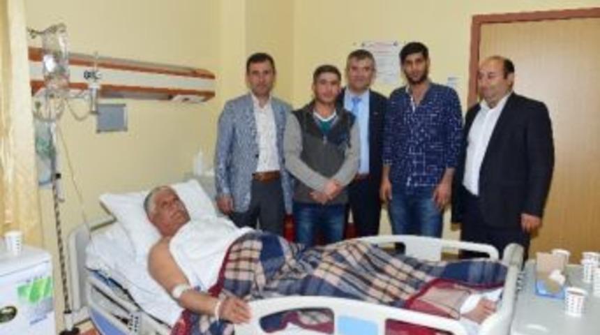 İl G&ouml;&ccedil; İdaresi Personeli Iraklı Hussaın&rsquo;ı Ziyaret Etti