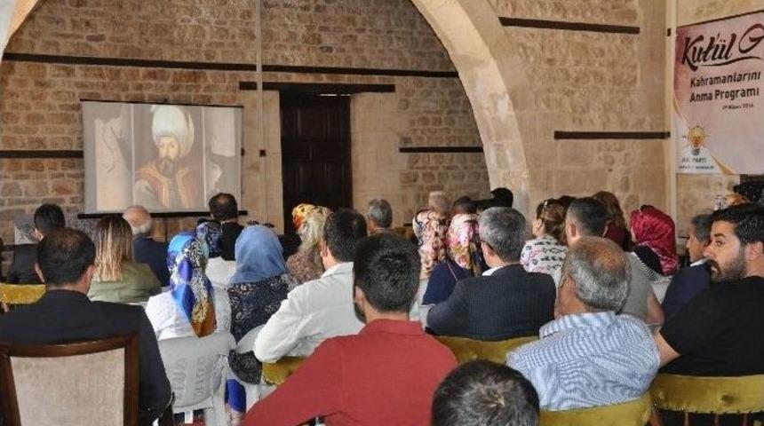 Kut&rsquo;&uuml;l Amare Kahramanlarını Anma Programı D&uuml;zenlendi