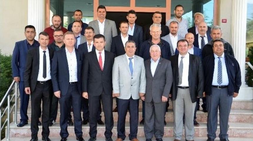 &Ouml;ğrenci Servisleri Kooperatifi Başkanı &Ccedil;albaş&rsquo;tan Şof&ouml;rler Odası Başkanı Baş&rsquo;a Ziyaret