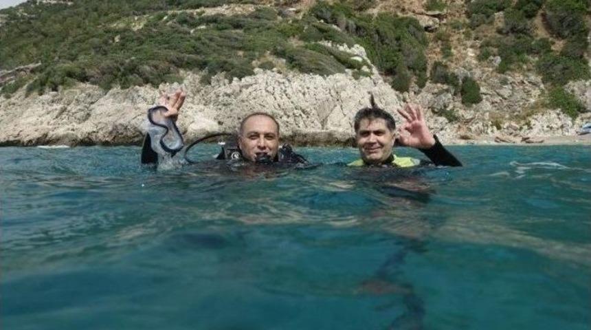 Kaymakam Keldağı Eteklerinde Keşif Dalışı Yaptı