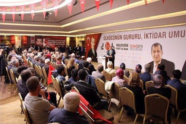 Ümit Özdağ Konya’da Partililerle Buluştu