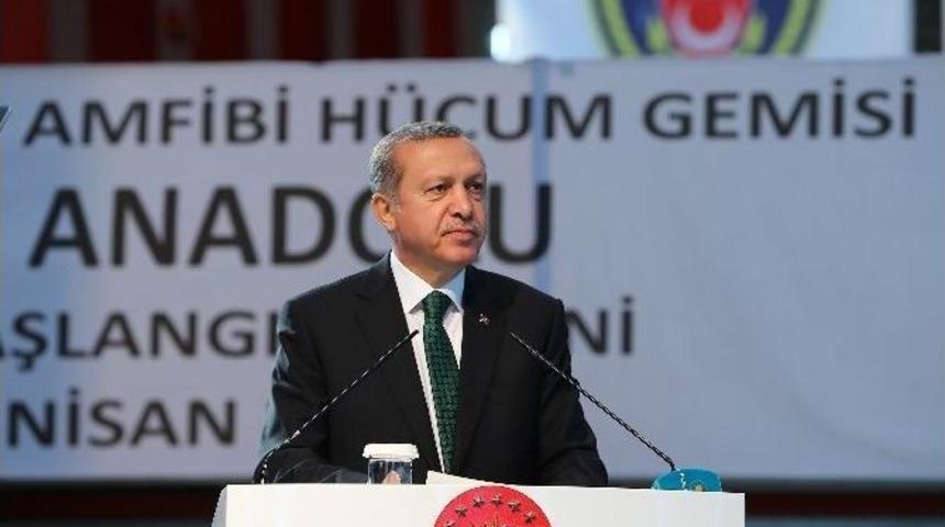 &Ccedil;ok Maksatlı Amfibi H&uuml;cum Gemisi Anadolu&rsquo;nun İnşa Başlangı&ccedil; T&ouml;reni