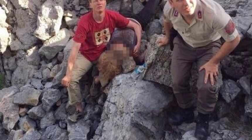 Kayalıklardan D&uuml;şen Hollandalı Turist Hayatını Kaybetti