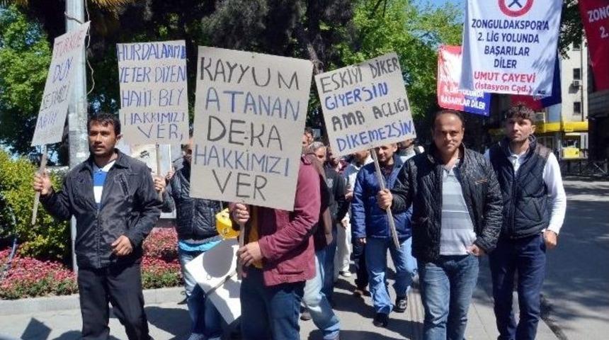 Maden İş&ccedil;ileri 1 Mayıs&rsquo;ta Eylem Yaptı