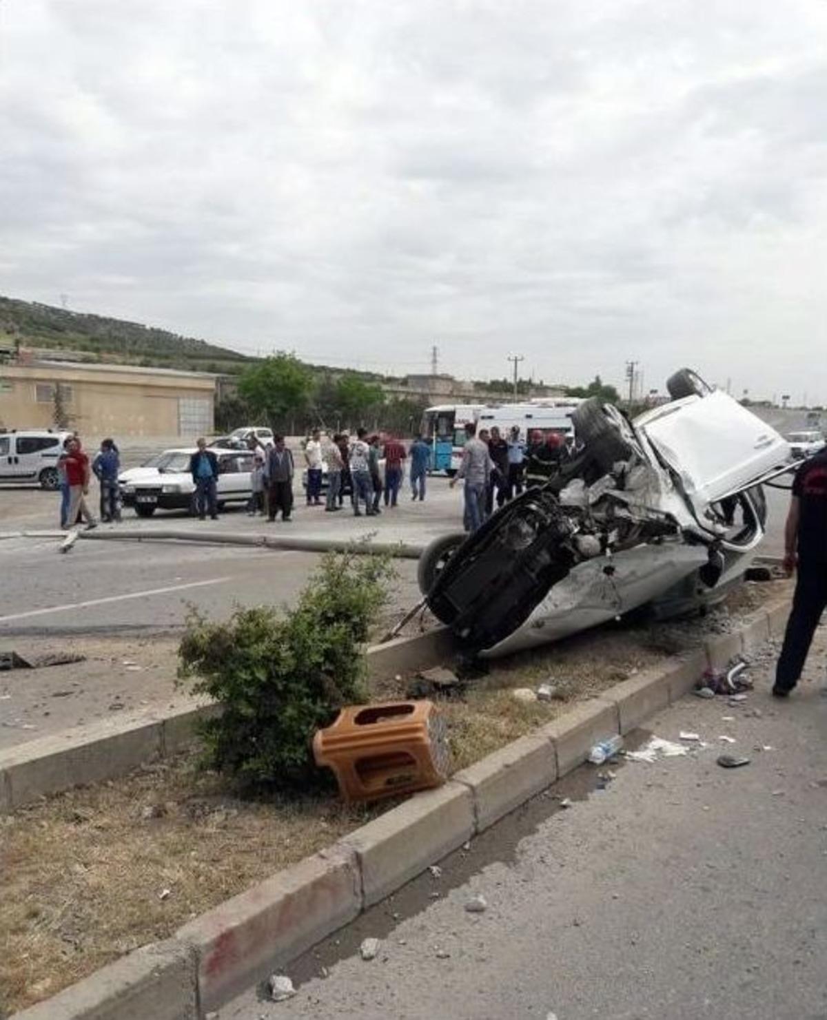 Kahramanmaraş&rsquo;ta Zincirleme Kaza: Biri Bebek 8 Yaralı