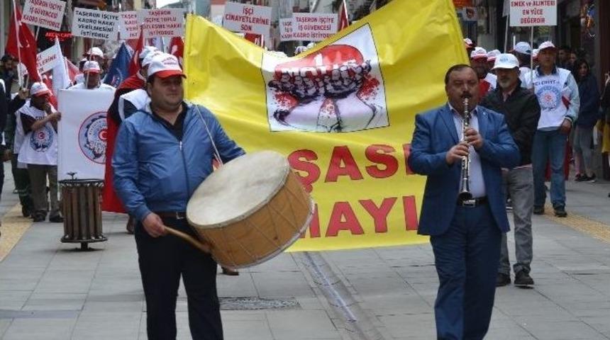 1 Mayıs İş&ccedil;i Bayramı Giresun&rsquo;da Kutlandı