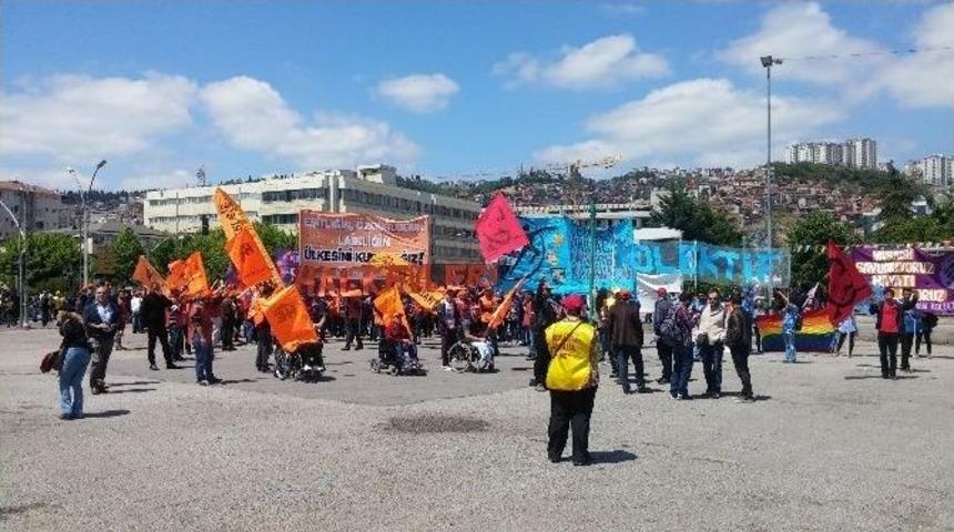 1 Mayıs Kutlamalarında Kocaeli Polisi Kuş U&ccedil;urmadı