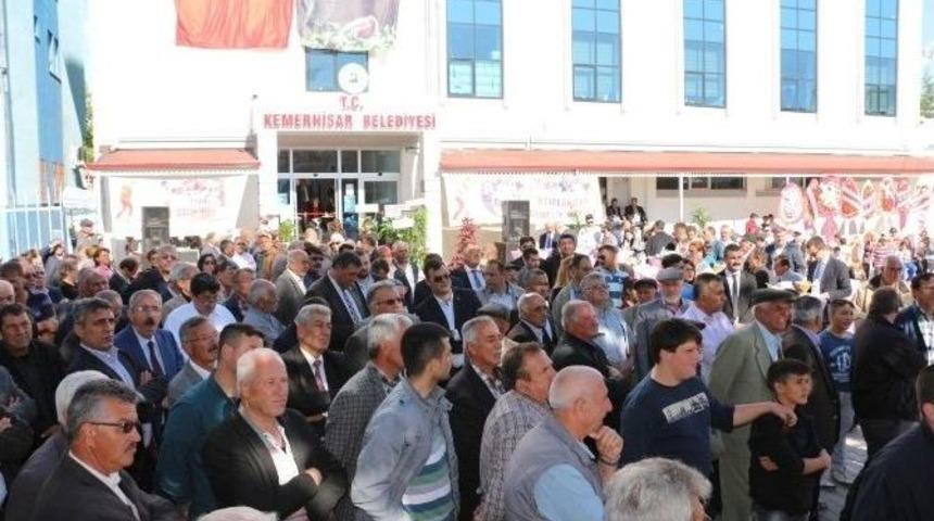 Kemerhisar Belediyesi Yeni Hizmet Binası A&ccedil;ılışı Yapıldı