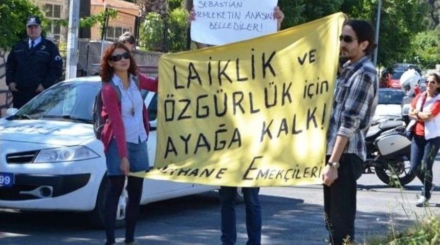 Ayvalık&rsquo;ta Emek G&uuml;&ccedil;lerinin 1 Mayıs Coşkusu