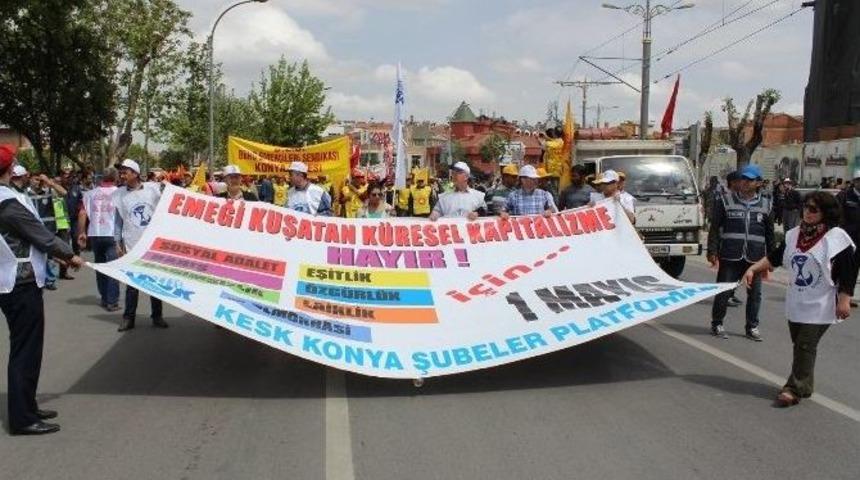 Konya&rsquo;da 1 Mayıs Kutlamaları