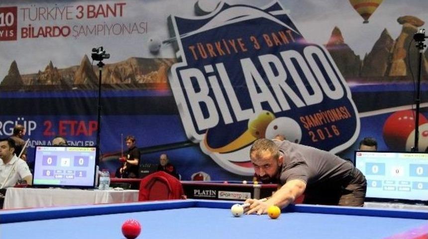 T&uuml;rkiye 3 Bant Bilardo Şampiyonası İkici Etabı &Uuml;rg&uuml;p&rsquo;te Başladı