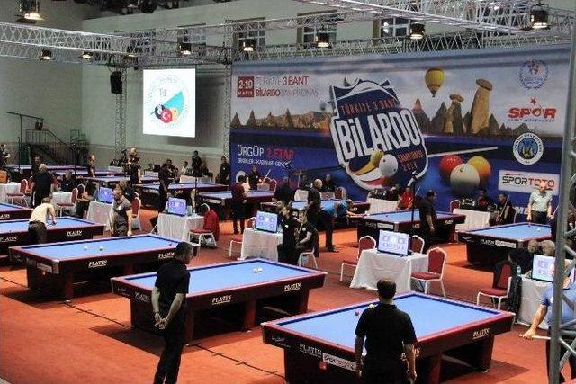 Türkiye 3 Bant Bilardo Şampiyonası İkici Etabı Ürgüp’te Başladı