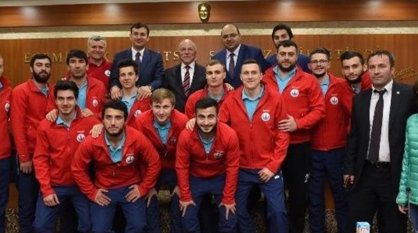 Şampiyon Termalspor&rsquo;dan Başkan Sekmen&rsquo;e Ziyaret