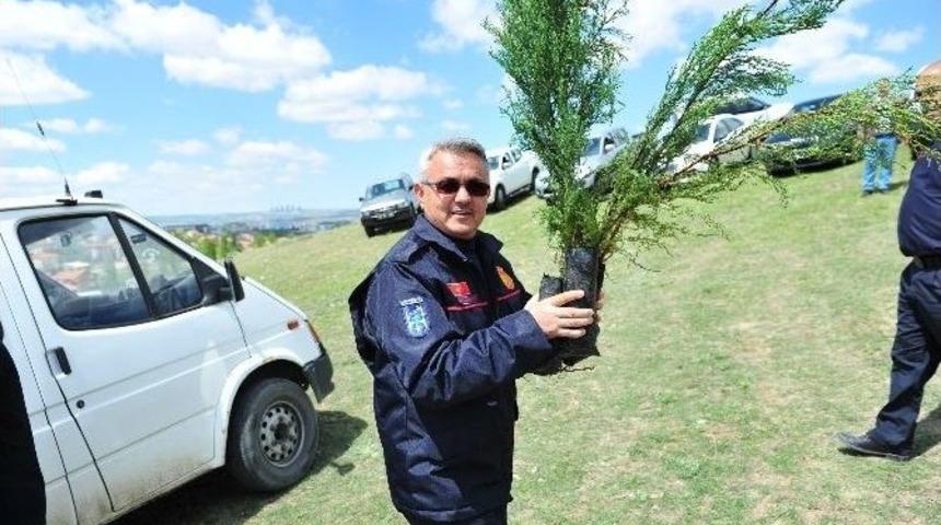 Ankara İtfaiyesi&rsquo;nden Hatıra Ormanı