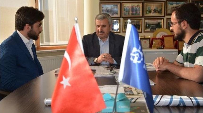 Başkan Baran, Gen&ccedil;lerle Buluştu