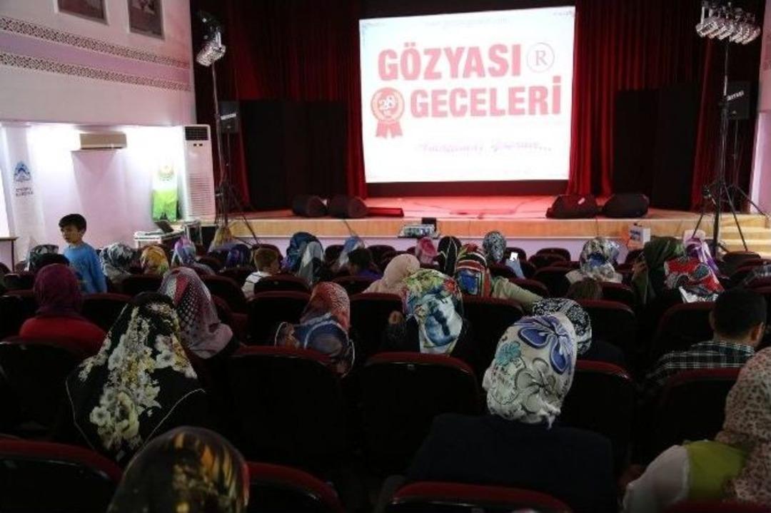 Eyy&uuml;biye Belediyesinden G&ouml;zyaşı Geceleri Etkinliği