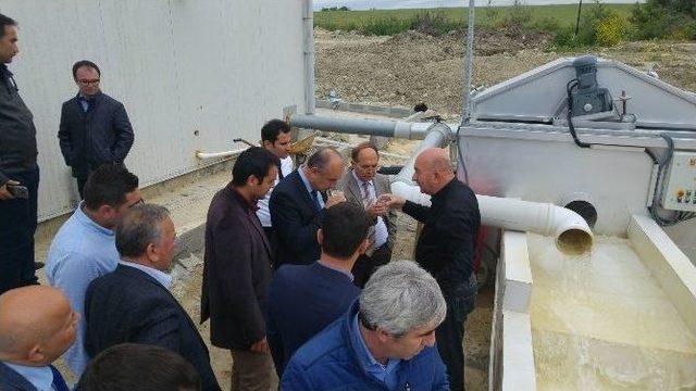 Teski Yöneticileri, Keşan Yayla Sahili Atıksu Arıtma Tesisini İnceledi 2