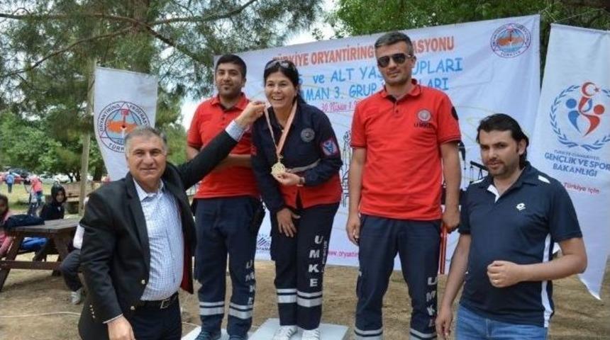 Oryantiring M&uuml;sabakalarında Şampiyon Adıyaman Oldu