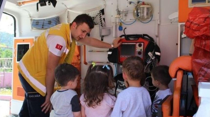 Minik &Ouml;ğrencilere 112 Tanıtıldı
