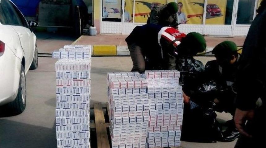 Tosya&rsquo;da Jandarmadan Ka&ccedil;ak Sigara Operasyonu