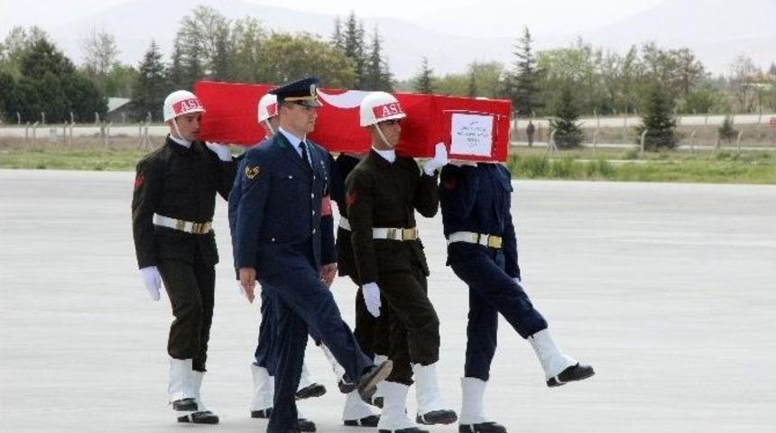 Konyalı Şehidin Cenazesi Memleketine Getirildi