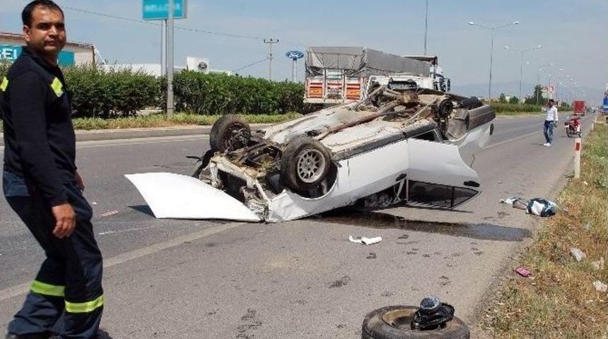 Otomobil Takla Attı