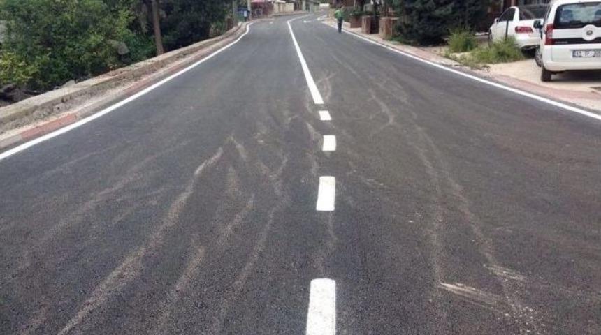 K&ouml;rfez Belediyesi Yol Asfalt &Ccedil;alışmalarına Devam Ediyor