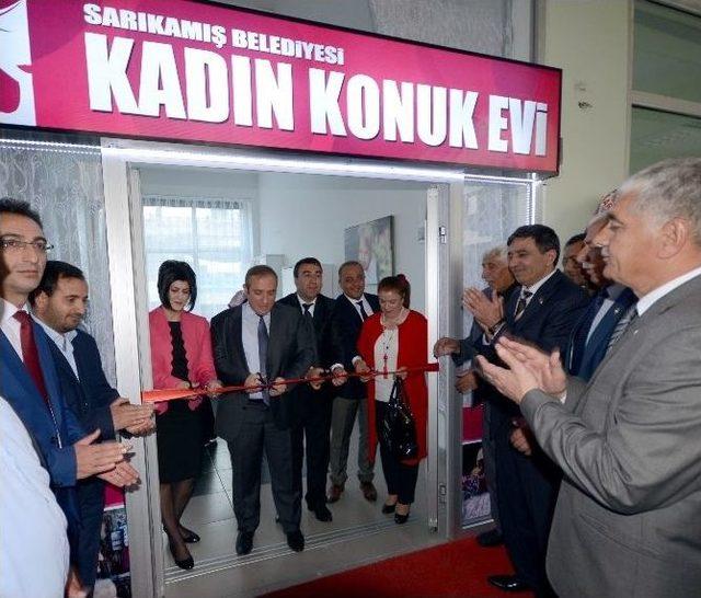 Sarıkamış’ta Kadın Konukevi’nin Açılışı Yapıldı